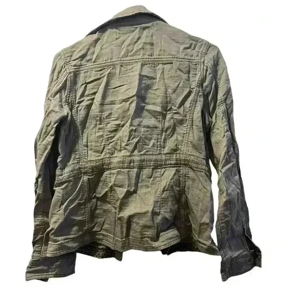 Daughters of the Liberation Olive Canvas Military Jacket Size Small - Picture 6 of 6